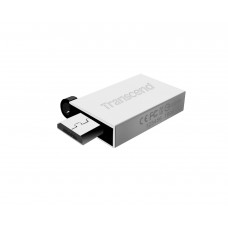 Transcend 16 Go Clé USB / Micro USB OTG JetFlash 380 Argent