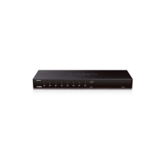 8-Port Combo KVM Switch rackmountable (PS2 and USB 1.1/2.0 support, upto 2048 x 1536 VGA resolution), including 4x 1.8m cables