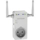 NETGEAR WN3100RP Répéteur Wifi 802.11n, prise supplémentaire, 1port, prise murale, antennes externes