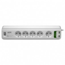  APC Essential SurgeArrest PM5U-FR Bloc parafoudre 5 prises 230V (prise France/Belgique) avec 2 ports de chargement USB 