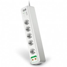 APC Essential SurgeArrest PM5V-FR Bloc parafoudre 5 prises 230V (prise France/Belgique) avec 2 entrées coaxiales 