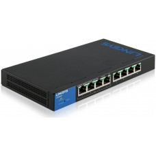 Linksys LGS308P-EU - Linksys Smart Switches PoE 8-port -20%