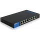 Linksys LGS308P-EU - Linksys Smart Switches PoE 8-port -20%