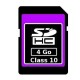 Emtec Carte mémoire Micro Micro SD 4Go class10 