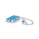 PHILIPS Projecteur de Poche sans fil - PPX4350 - Noir/Argent