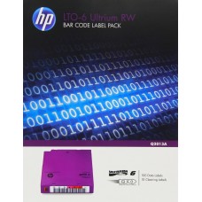 HP LTO-6 Ultrium Q2013A RW Bar Code Label Pack 