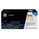 HP Q6002A Toner 124A LaserJet jaune authentique