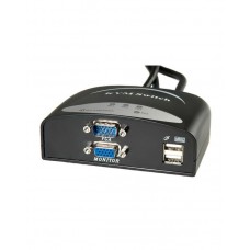 VALUE ROT14993267 Switch Commutateur KVM 'Star' 1 Util. - 4PCs, USB