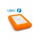 LaCie STEV1000400 HDD Externe 2.5" Rugged Thunderbolt 1To ANTICHOC