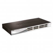 D-Link DGS-1210-28P Smart switch 24 ports Gigabit PoE + 4 ports Combo SFP