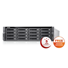 QNAP TDS-16489U-SB2 Un serveur bi-processeur équipé de deux Intel® Xeon® E5 pour le calcul et le stockage