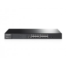 TP-LINK TL-SG3216 Switch JetStream™ administrable niveau 2 16 ports Gigabit avec 2 emplacements combinés SFP