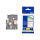  Brother Ruban TZE132 laminé standard rouge sur fond transparent 12mm TZe132 TZ132