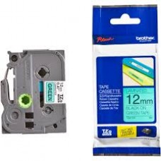 Ruban titreuse - Brother - TZE731 - 12 mm - noir et vert