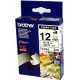 Brother TZFA3 Fabric Labelling Tape - 12mm, Blue/White TZ ruban d'étiquette