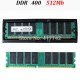 U-DDR-512-400 Mémoire dimm PC Bureau  DDR - 400MHZ  512Mo