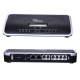 Grandstream UCM6108 IP PBX 8FXO Prend en charge jusqu'à 500 inscriptions de points d'accès SIP, jusqu'à 60 appels simultané