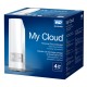 WD WDBCTL0040HWT Disque dur My Cloud 4 To Serveur de stockage multimédia.