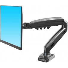 PC Monitor Arm Monitor Stand Ergonomic Height Assisted Gas Powered Full Motion Single
