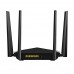  TENDA AC6  Point D'accès WIFI Dual Bande - Gigabit AC1200 Smart Dual-Band de 4 Antennes et  4 port Ethernet