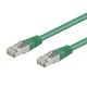Cordon RJ45 Catégorie 6 UTP LSZH VERT 1 mètre