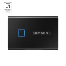 SAMSUNG Disque Dur SSD Externe 2 To T7 Touch USB 3.2 – MU-PC2T0K/WW