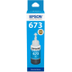 Bouteille d'encre Epson Cyan (C13T67324A)