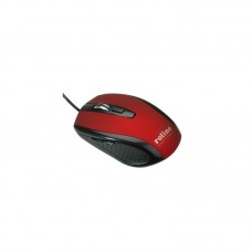 Roline Souris optique USB rouge/noir, 2 touches sur le côté