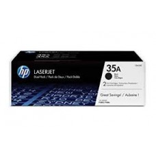 HP 35A 2-pack Black Original LaserJet Toner Cartridges