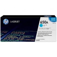 HP 650A Cyan Original LaserJet Toner Cartridge