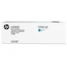 HP CF301AC Cyan Contract Original LaserJet Toner Cartridge