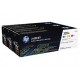 HP 305A 3-pack Cyan/Magenta/Yellow Original LaserJet Toner Cartridges