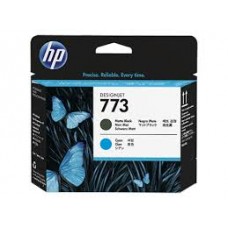 HP 773 Matte Black/Cyan DesignJet Printhead