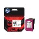 HP 651 Tri-color Original Ink Advantage Cartridge