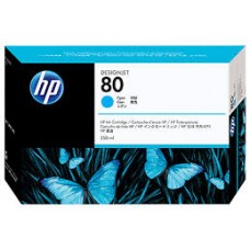 HP 80 350-ml Cyan DesignJet Ink Cartridge