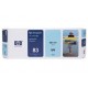 HP 83 680-ml Light Cyan DesignJet UV Ink Cartridge