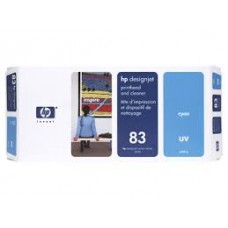HP 83 Cyan DesignJet UV Printhead and Printhead Cleaner