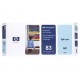 HP 83 Light Cyan DesignJet UV Printhead and Printhead Cleaner