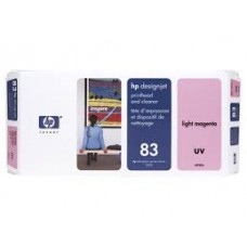 HP 83 Light Magenta DesignJet UV Printhead and Printhead Cleaner