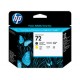 HP 72 Matte Black and Yellow DesignJet Printhead