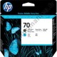 HP 70 Matte Black and Cyan DesignJet Printhead