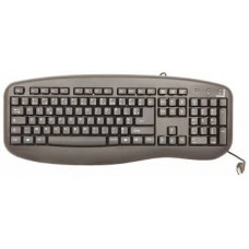 Clavier AZERTY filaire - Noir - 106 touches -  Boite Blanche