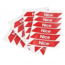 Nice - WA10 - bandes réflectrices adhésives rouge Apollo  pour systèmes en L et en M